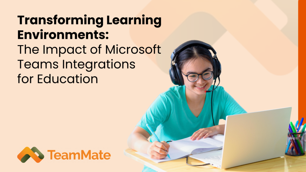 Girl enjoying how The Microsoft Teams Integration for Education is Transforming the Learning Environment
